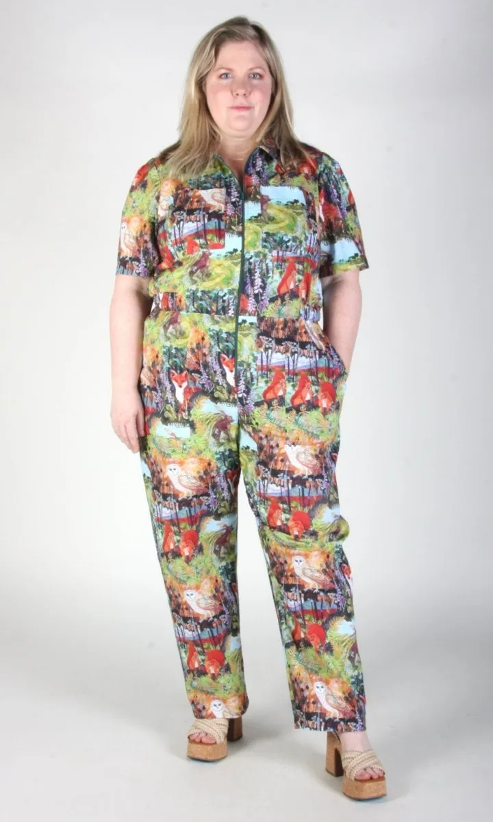 Birds of North America Twillick Jumpsuit - Hedgerow (In-Store)