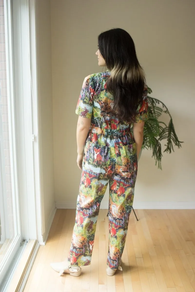 Birds of North America Twillick Jumpsuit - Hedgerow (In-Store)