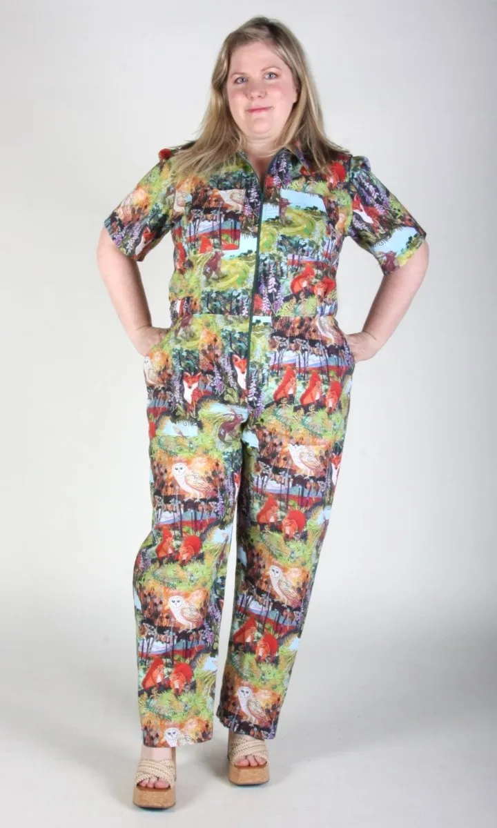 Birds of North America Twillick Jumpsuit - Hedgerow (In-Store)