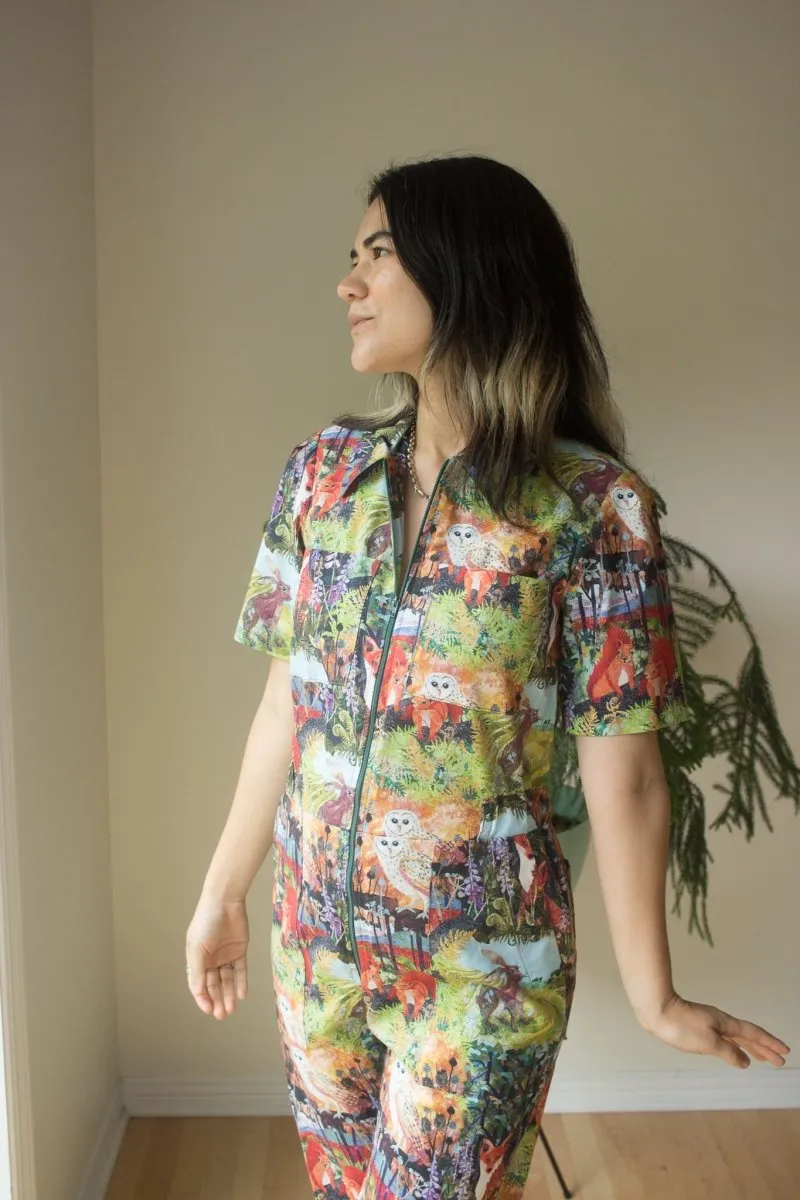 Birds of North America Twillick Jumpsuit - Hedgerow (In-Store)