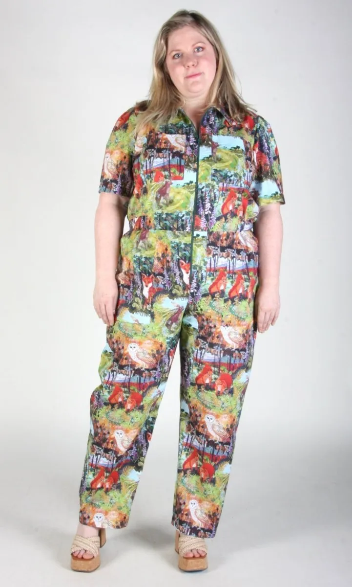 Birds of North America Twillick Jumpsuit - Hedgerow (In-Store)