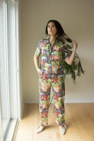 Birds of North America Twillick Jumpsuit - Hedgerow (In-Store)