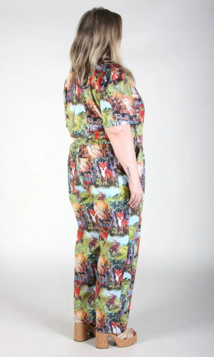 Birds of North America Twillick Jumpsuit - Hedgerow (In-Store)