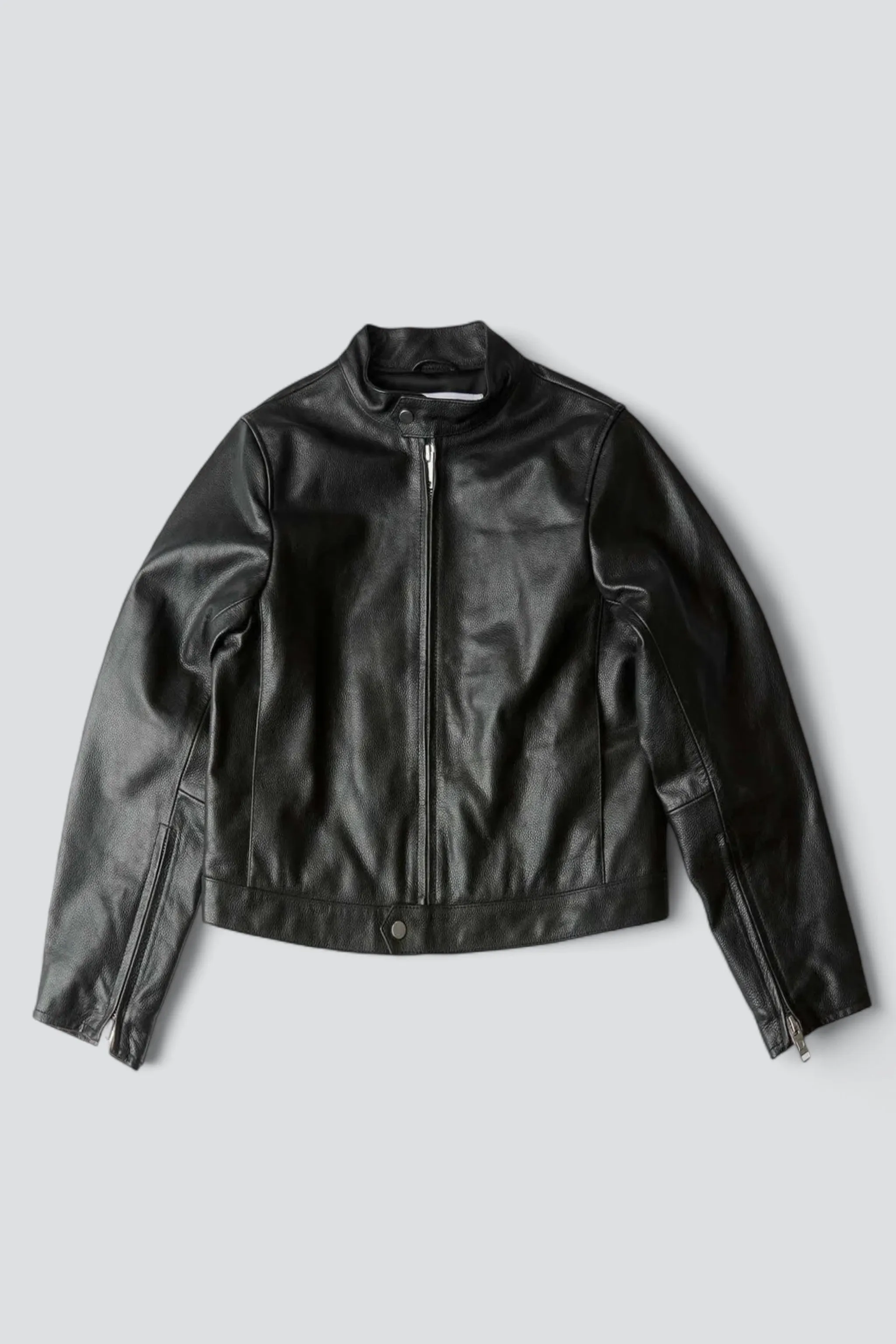 Black Velar Leather Jacket