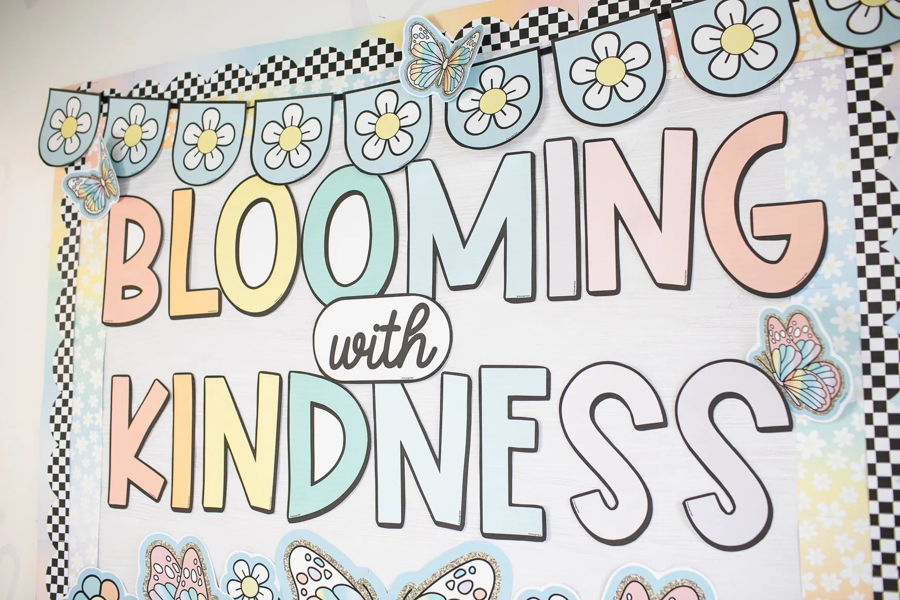 Blooming with Kindness Bulletin Board Set | Spring Pop Up Shop | Schoolgirl Style