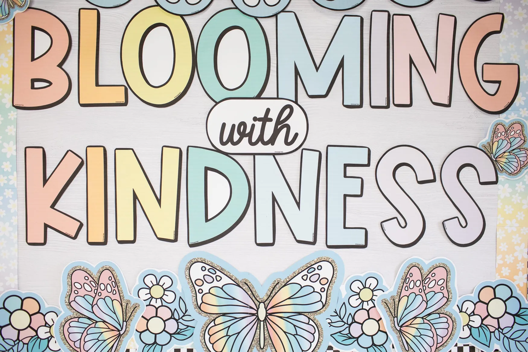 Blooming with Kindness Bulletin Board Set | Spring Pop Up Shop | Schoolgirl Style