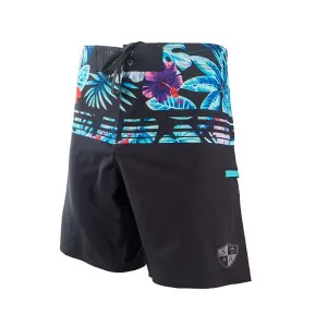 Board Shorts | Tropic Like It's Hot | Silver SA Shield