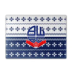 Bolton Wanderers Knitted Halves Christmas Chopping Board