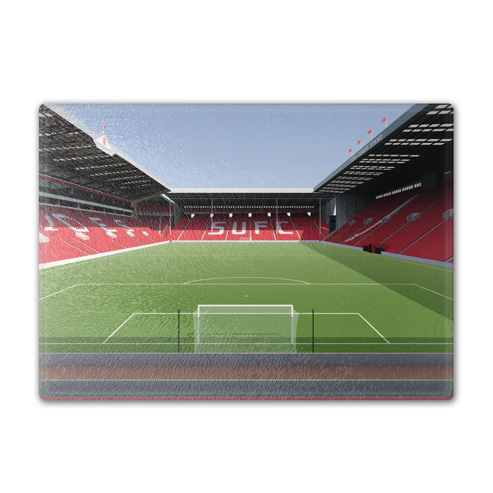 Bramall Lane Illustrated Chopping Board