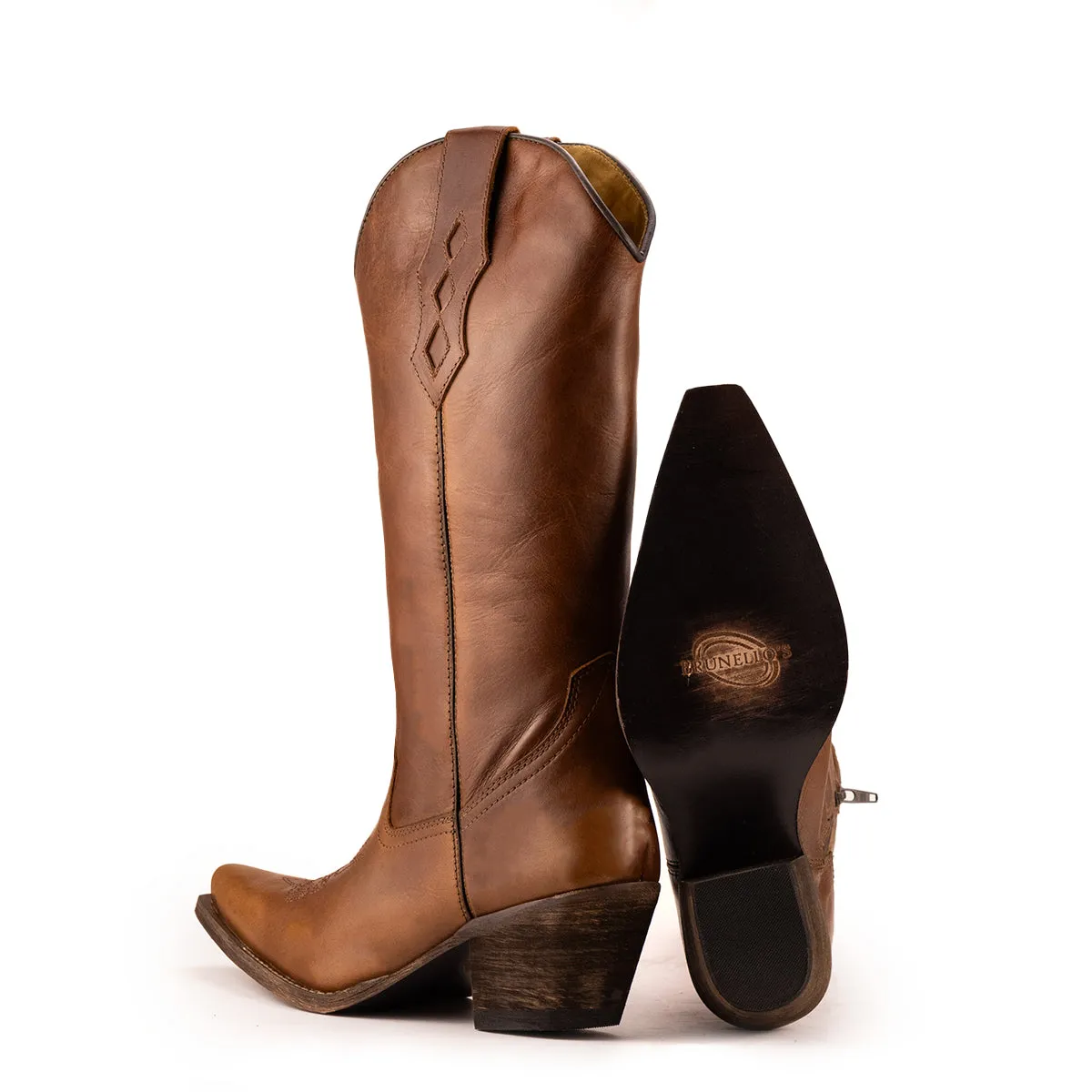 Brunello's the Raphy Boot in Brown