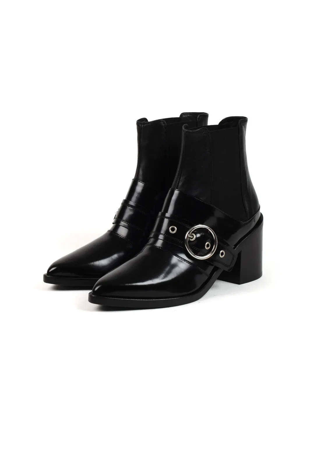 Buckle Detail Ankle Boots