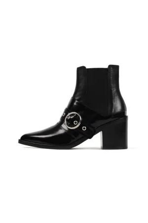 Buckle Detail Ankle Boots