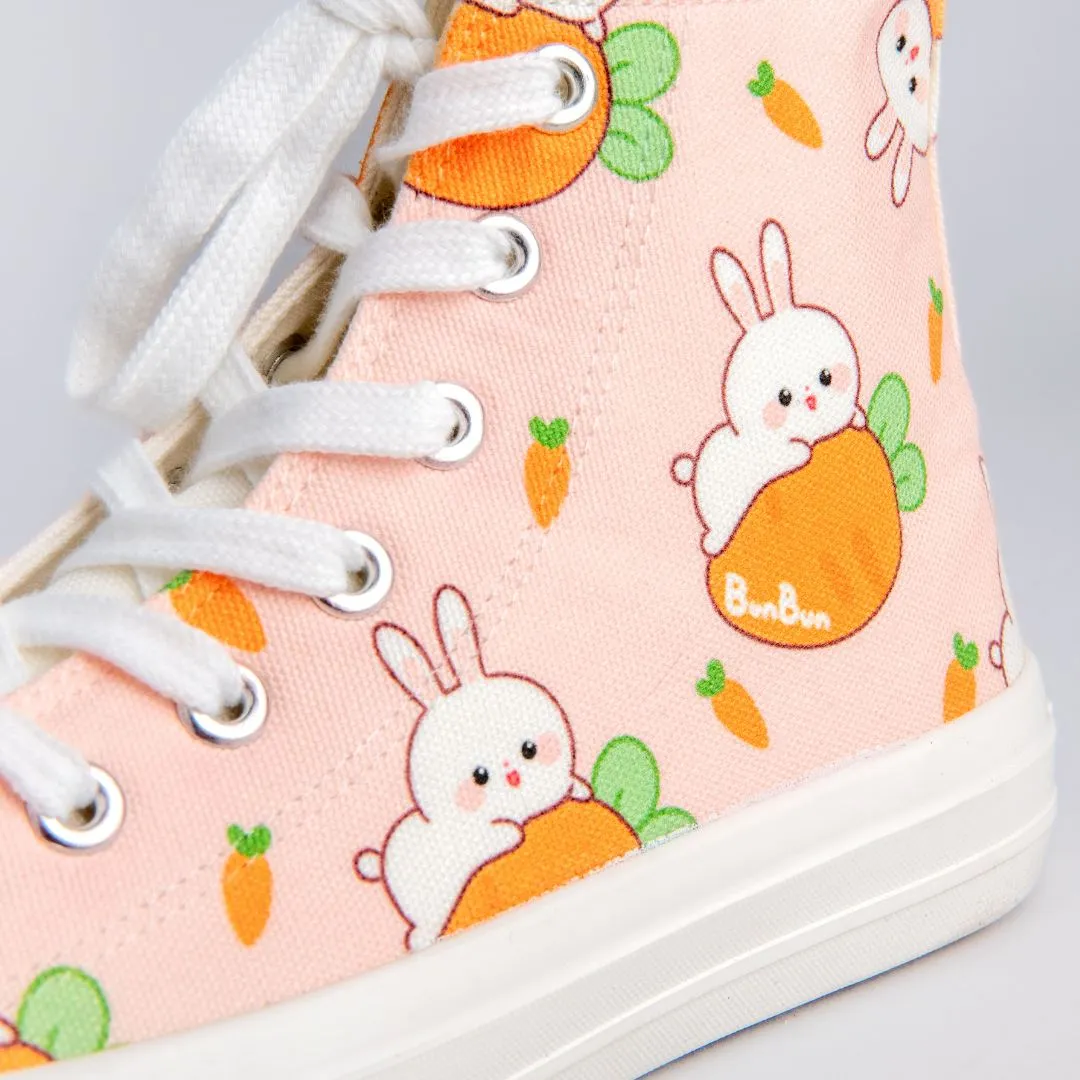 Bun Bun the Bunny High Top Canvas Shoes - Unisex