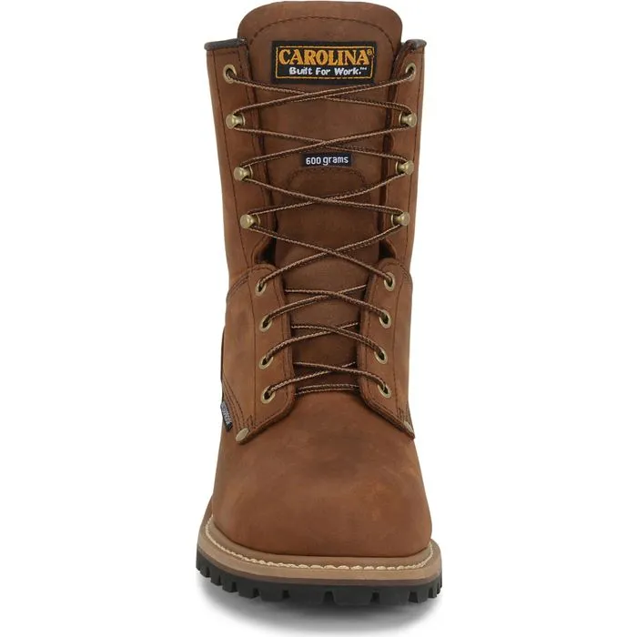 CAROLINA 5821 8" STEEL TOE INSULATED WATERPROOF LOGGER