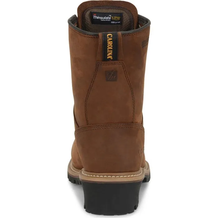 CAROLINA 5821 8" STEEL TOE INSULATED WATERPROOF LOGGER