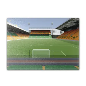 Carrow Road Illustrated Chopping Board