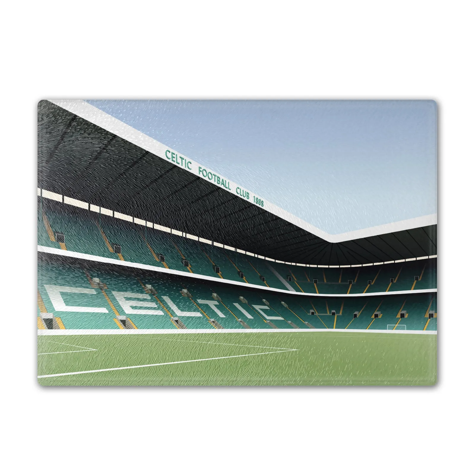 Celtic Park Illustrated Chopping Board