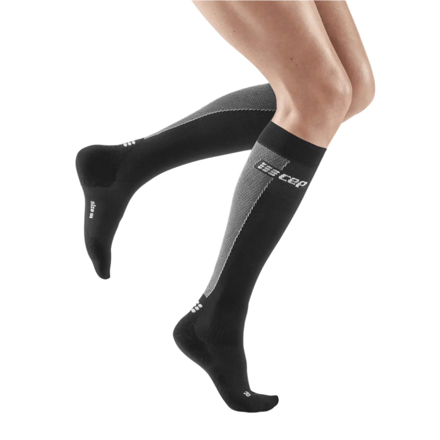 CEP | Ultralight Compression Socks | Women's | Black/Grey