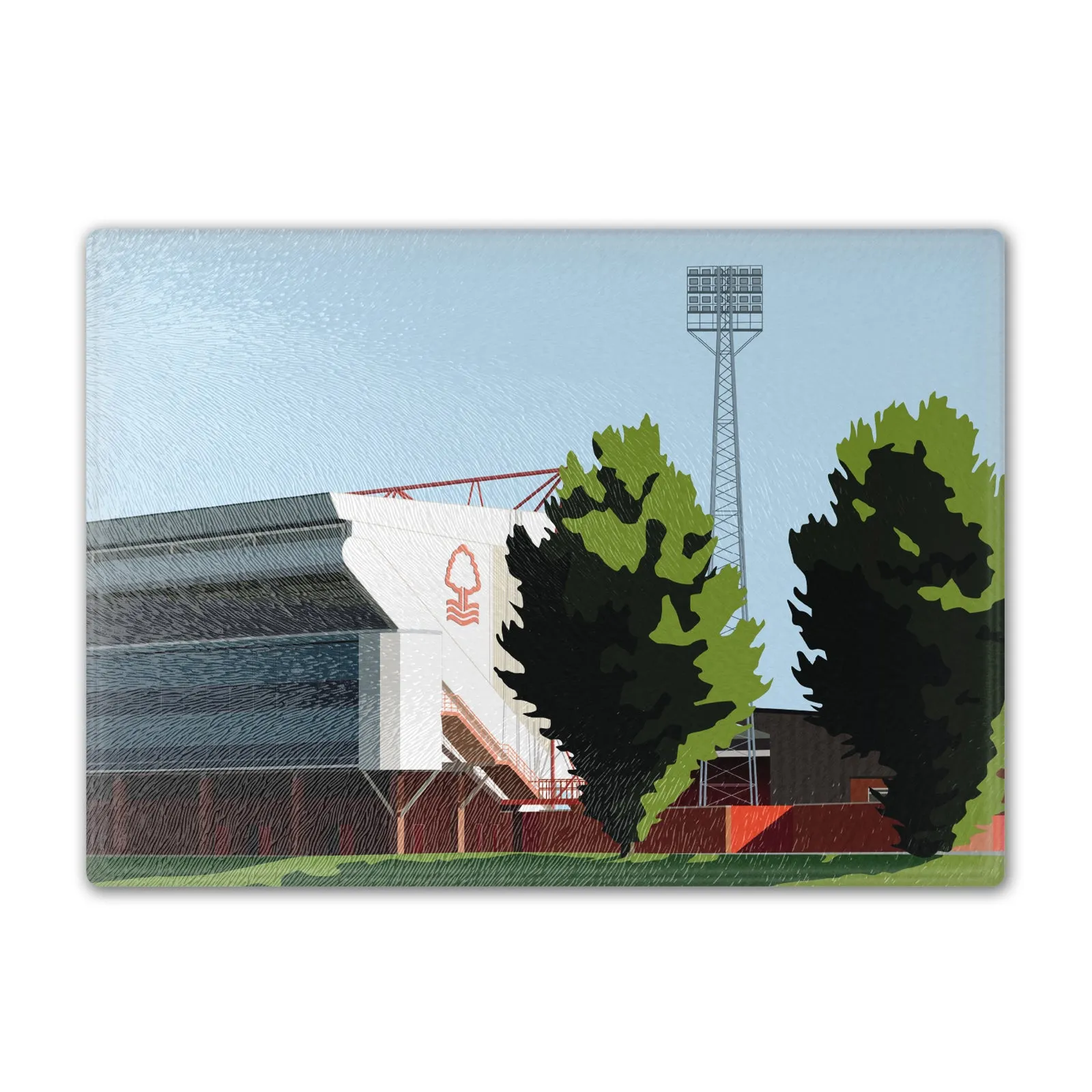 City Ground Illustrated Chopping Board