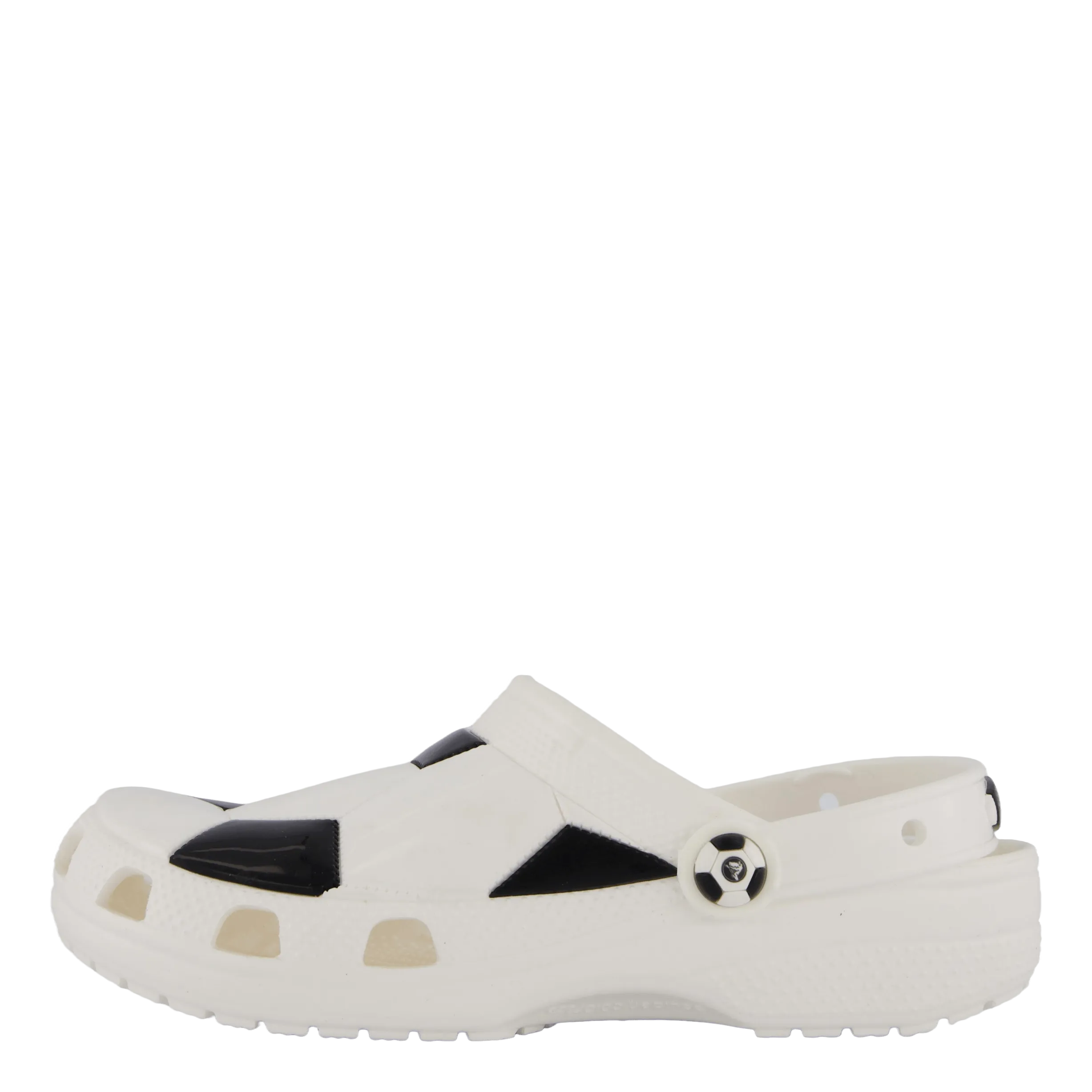 Classic Soccer Ball Clog K White/black