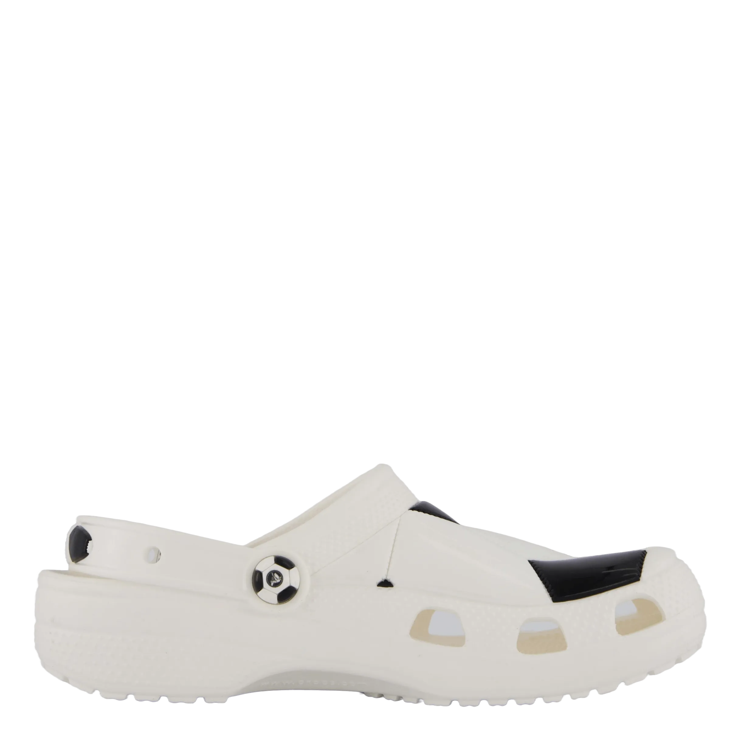 Classic Soccer Ball Clog K White/black