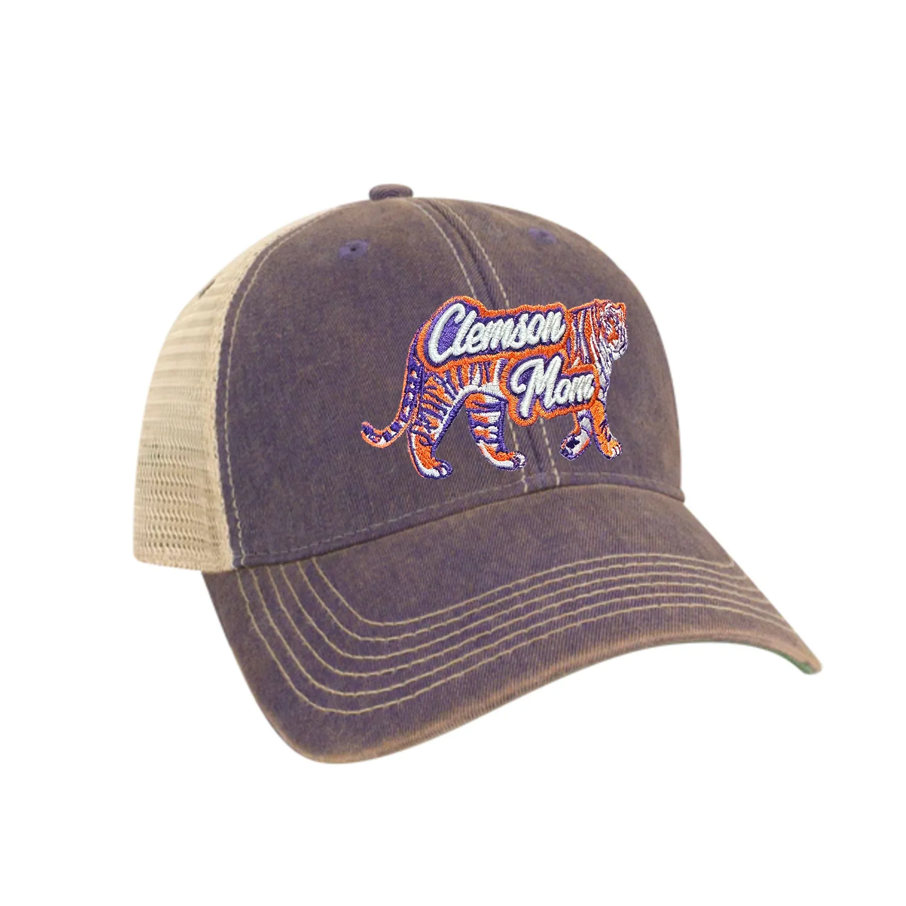 Clemson Mom Trucker-(Multiple Colors)