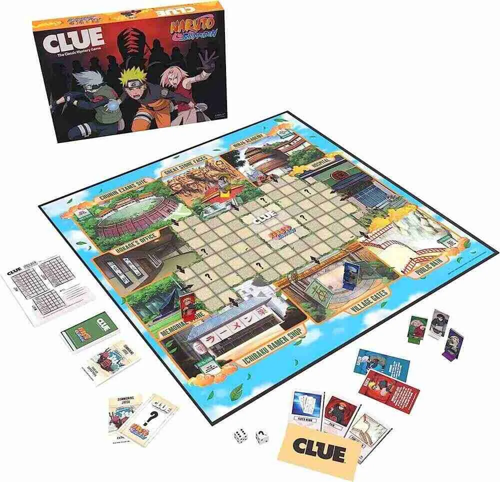 Clue Naruto Mystery Collectors Edition Board Game