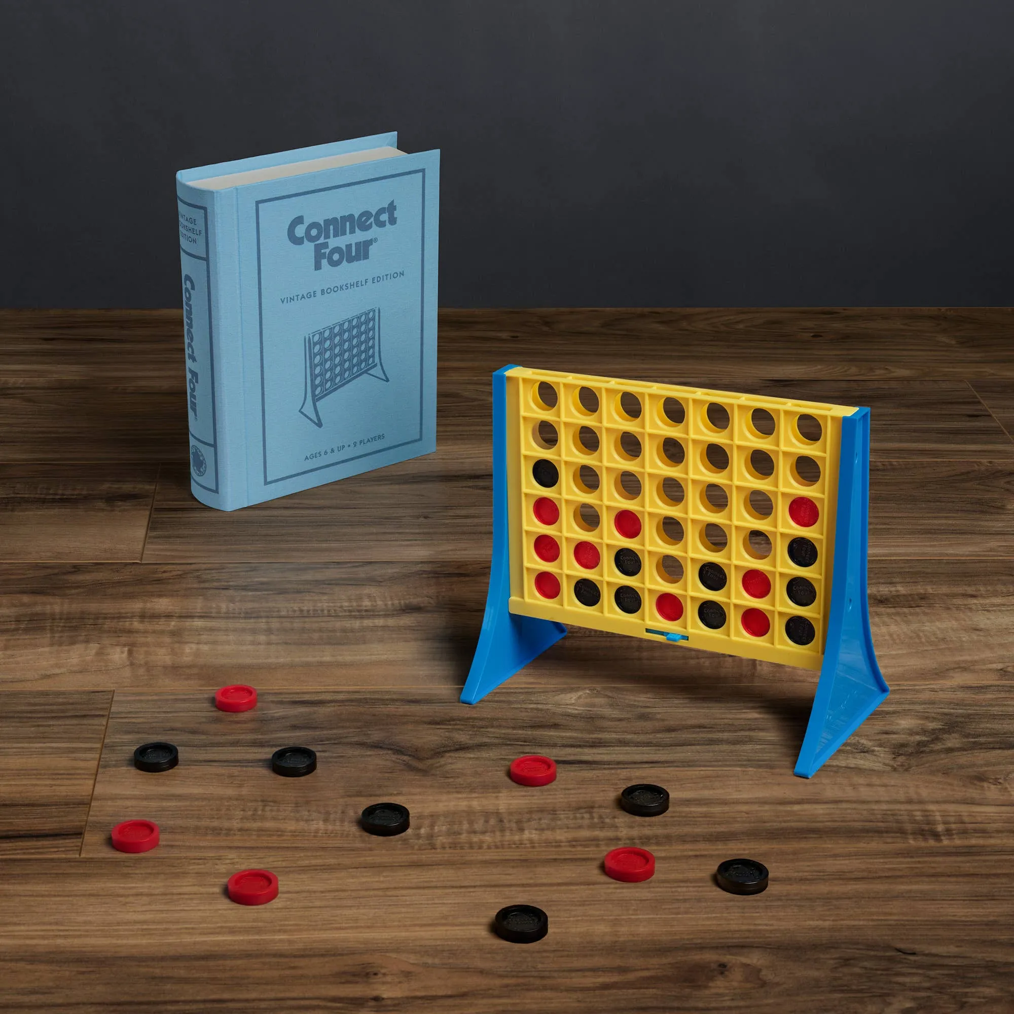 Connect 4 Vintage Bookshelf Edition Board Game