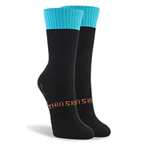 Contrast Top Short ThinSkins Socks - 6 Pack