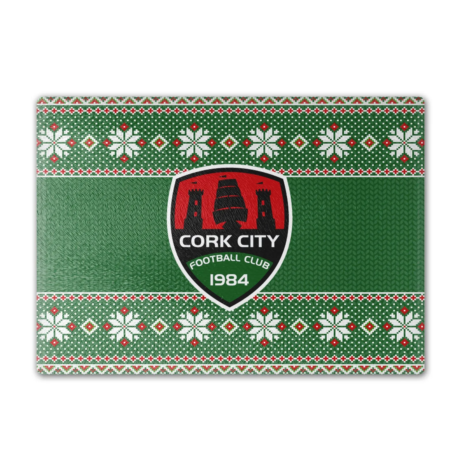 Cork City Knitted Christmas Chopping Board