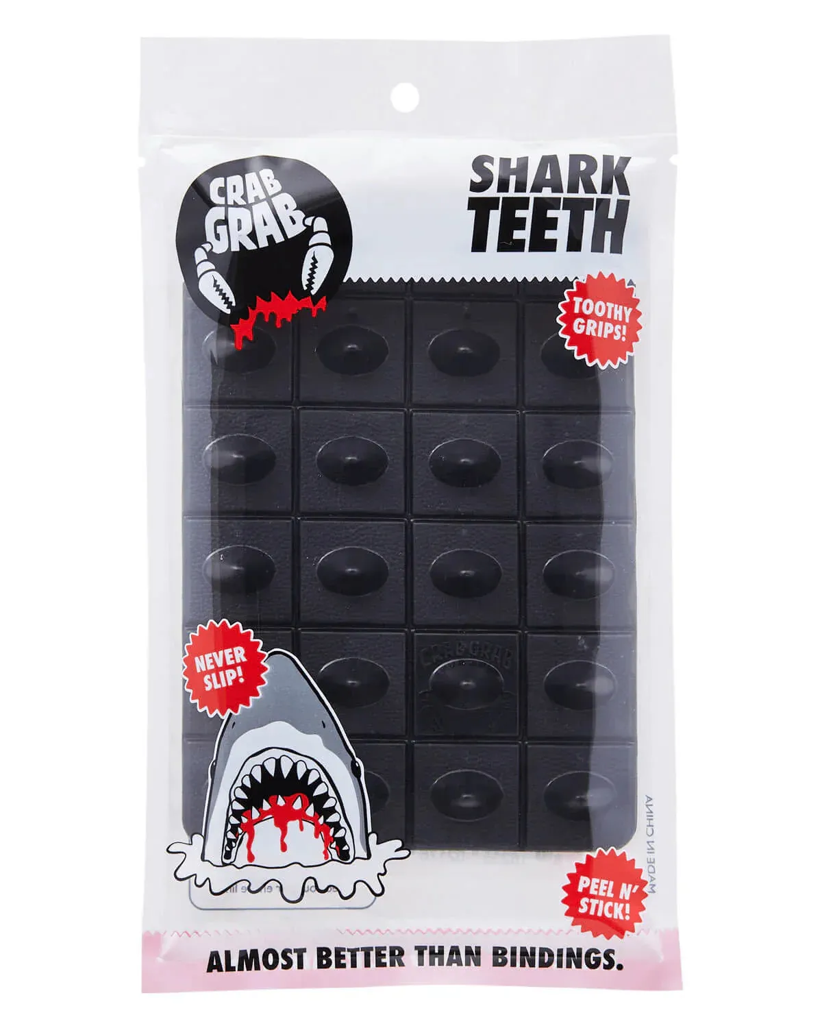 Crab Grab Shark Teeth Stomp Pad for Snowboarding