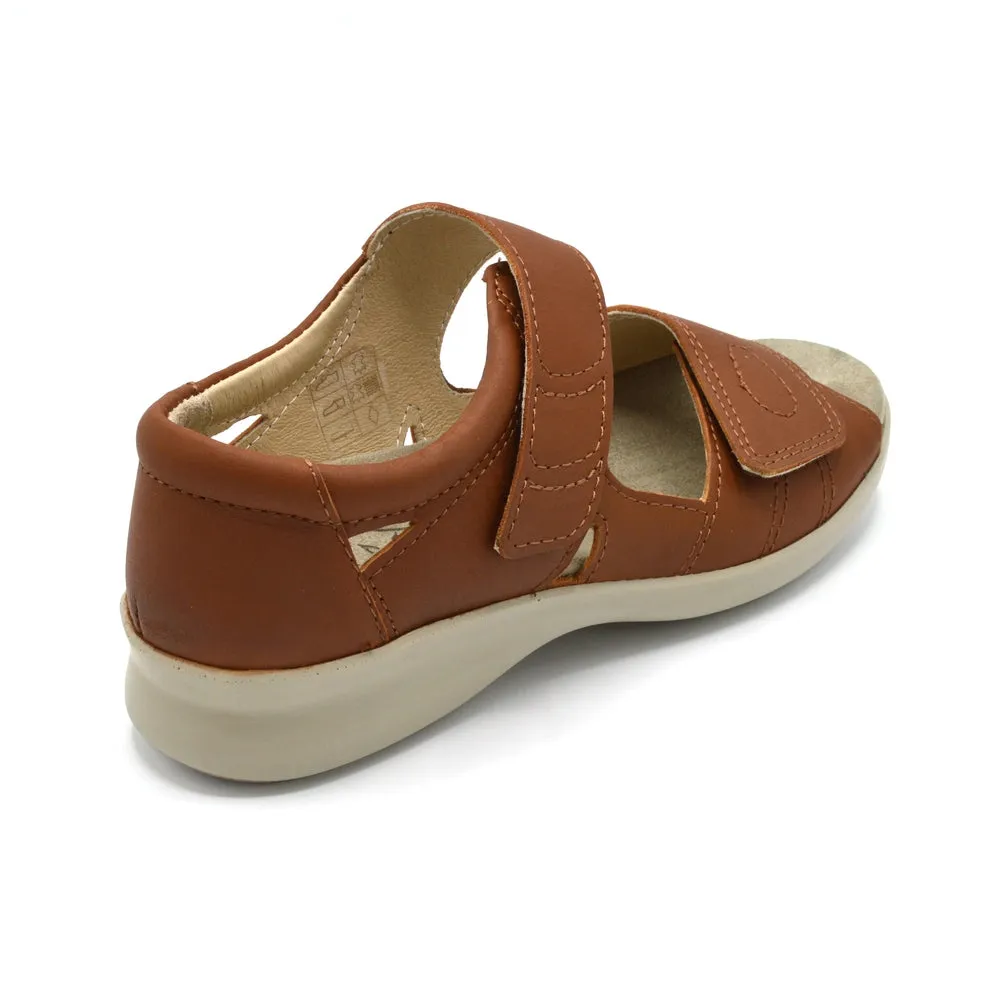 DB Kylie - Ladies Wide Fit Summer Sandal - 2V (2E-4E) Fitting - Tan