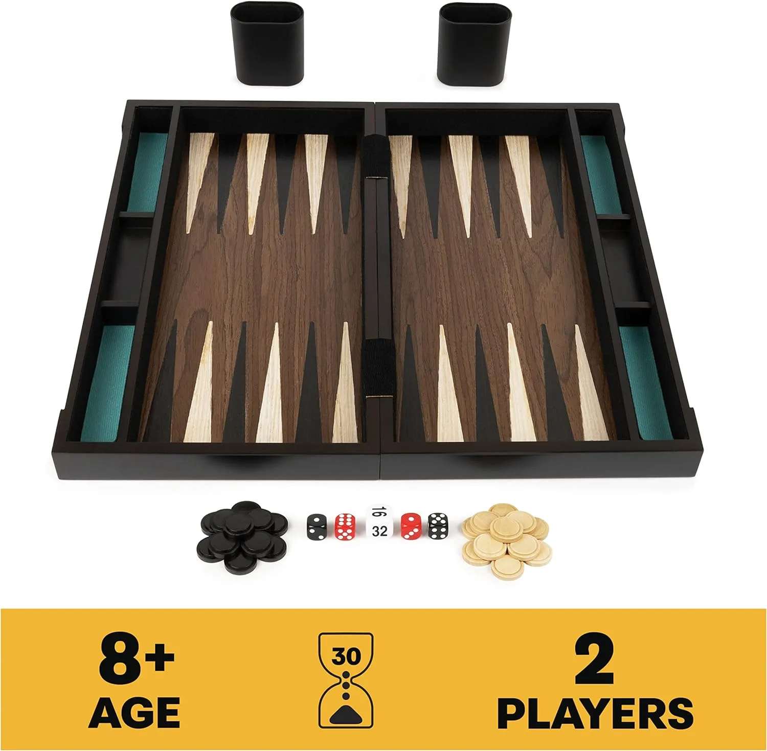 Deluxe Wooden Backgammon