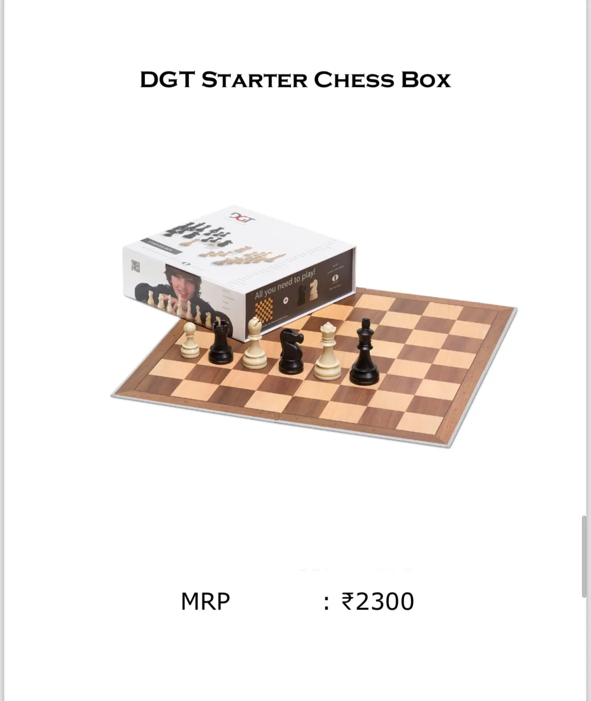 DGT STARTER CHESS BOX | KIBI SPORTS