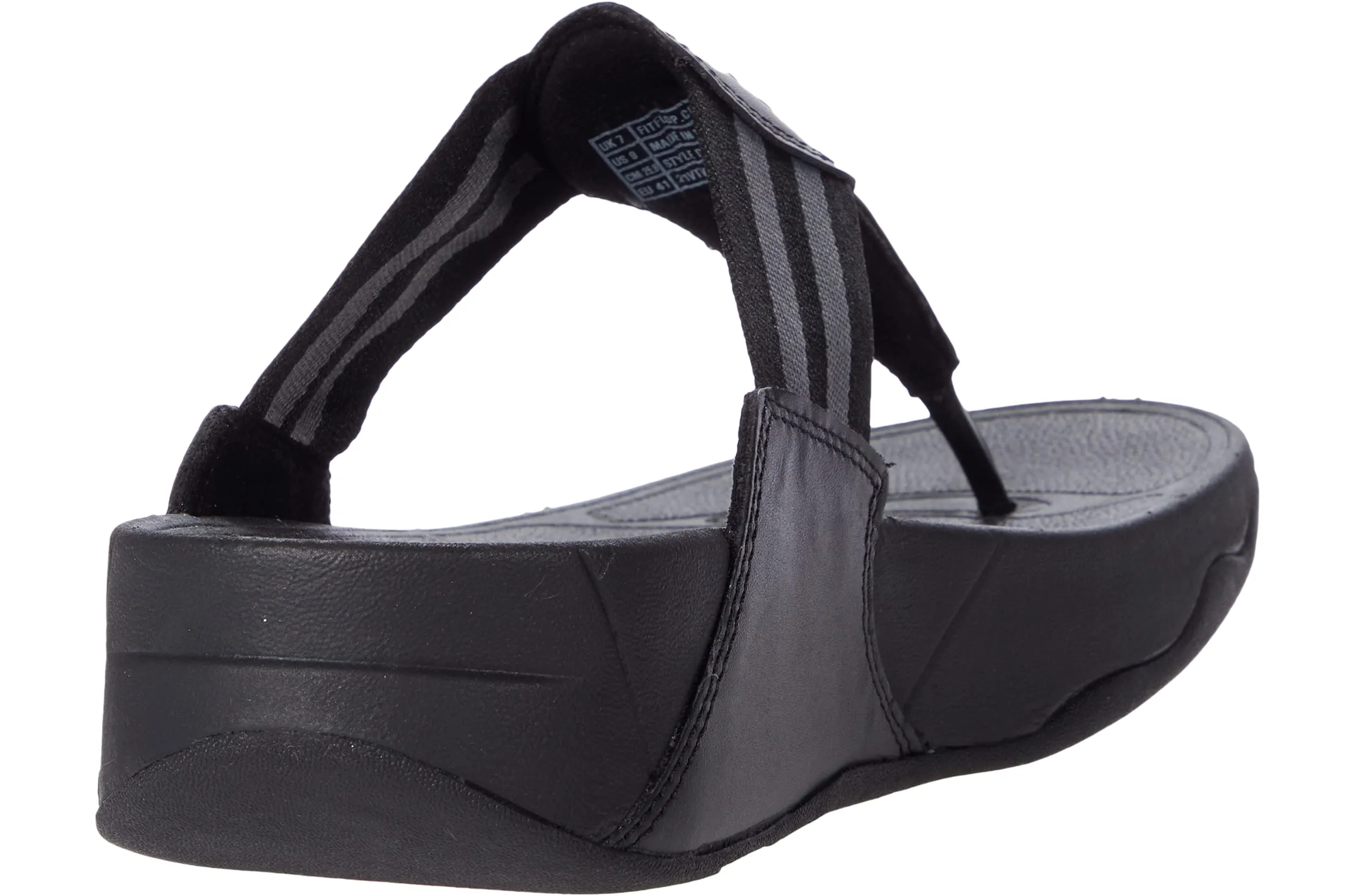 FitFlop DX4090-040 WALKSTAR TOE-POST SANDALS All Black