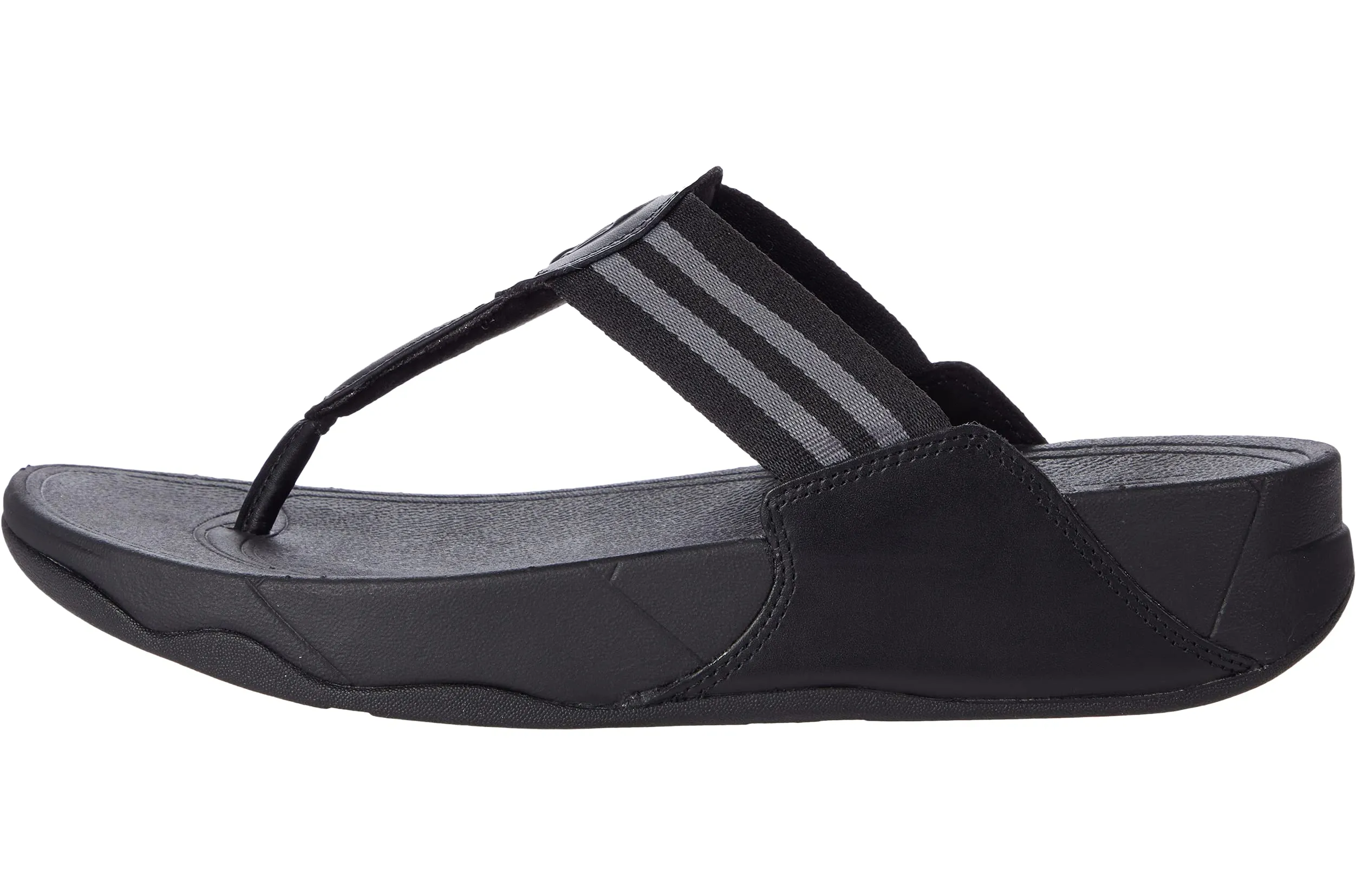 FitFlop DX4090-040 WALKSTAR TOE-POST SANDALS All Black