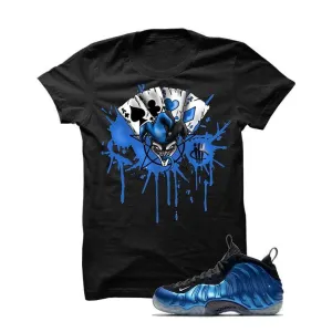 Foamposite One Og Royal Black T Shirt (Joker Cards)