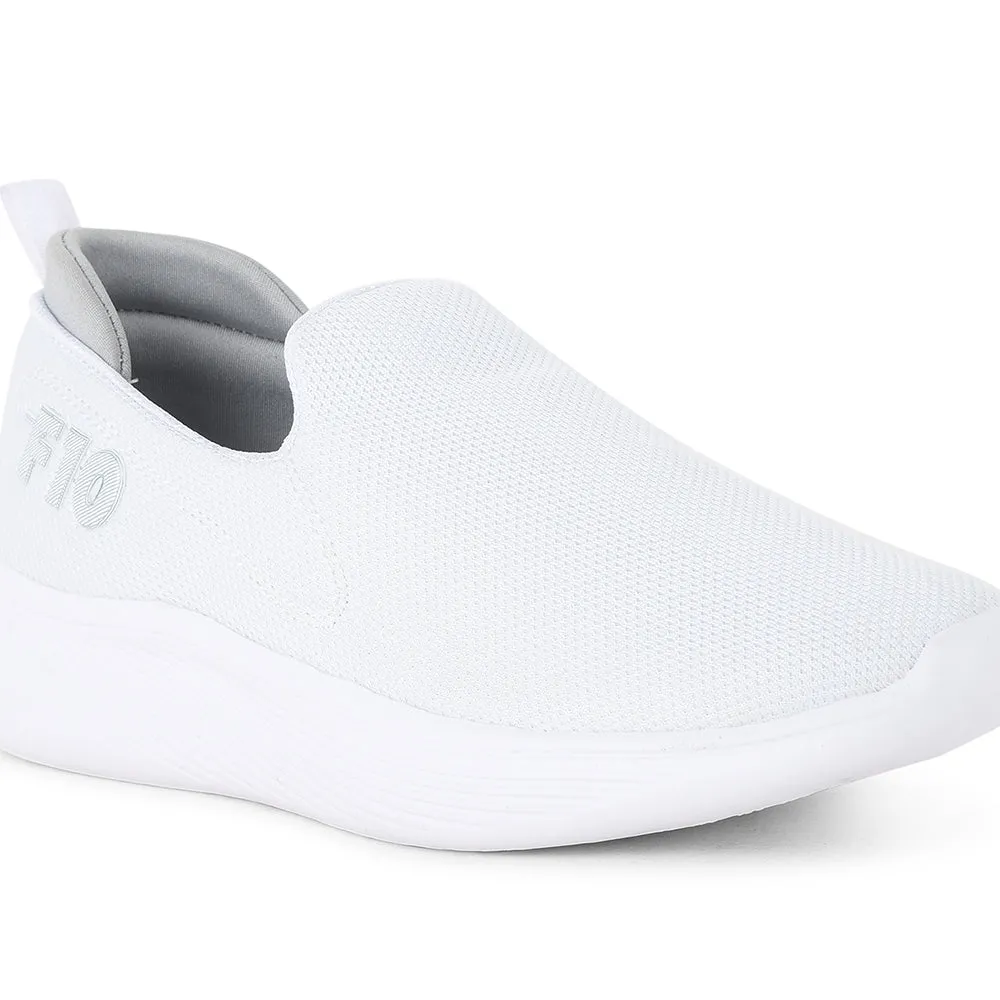 Force 10 by Liberty Men TRSTIN-2 White Sports Non Lacing Shoes