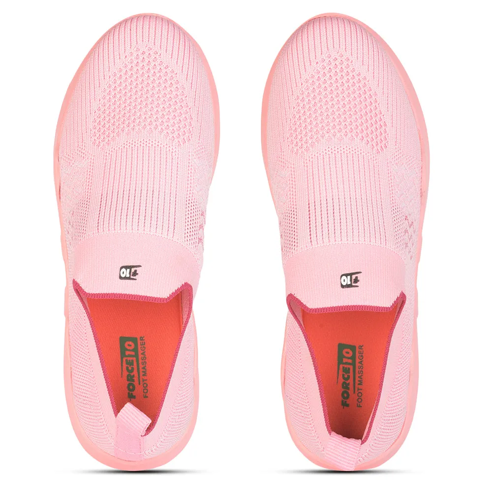 Force 10 Sporty Casual Slip On Shoes For Women (Pink) AVILA-37 BY Liberty