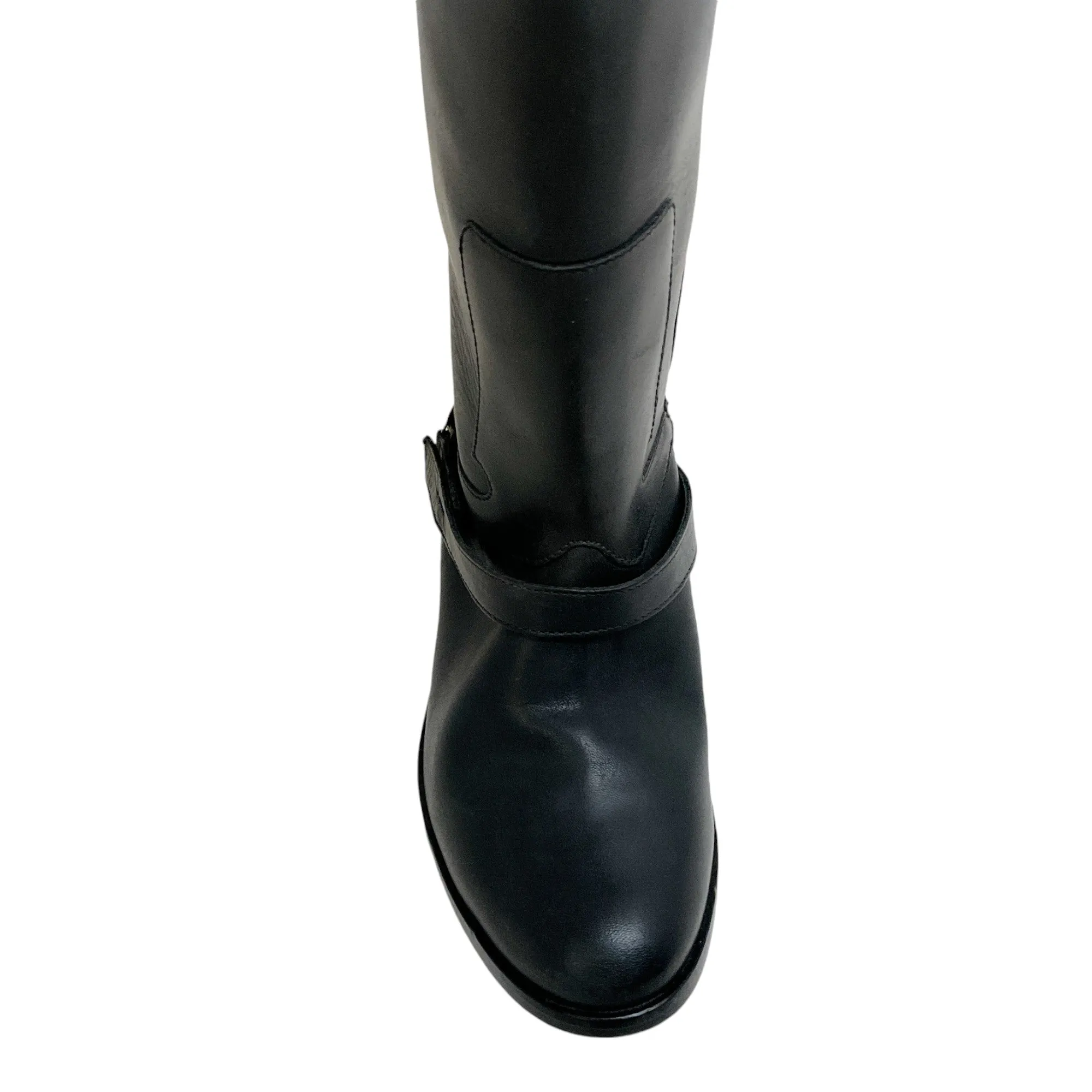 Golden Goose Deluxe Brand Black Leather Charlie Boots