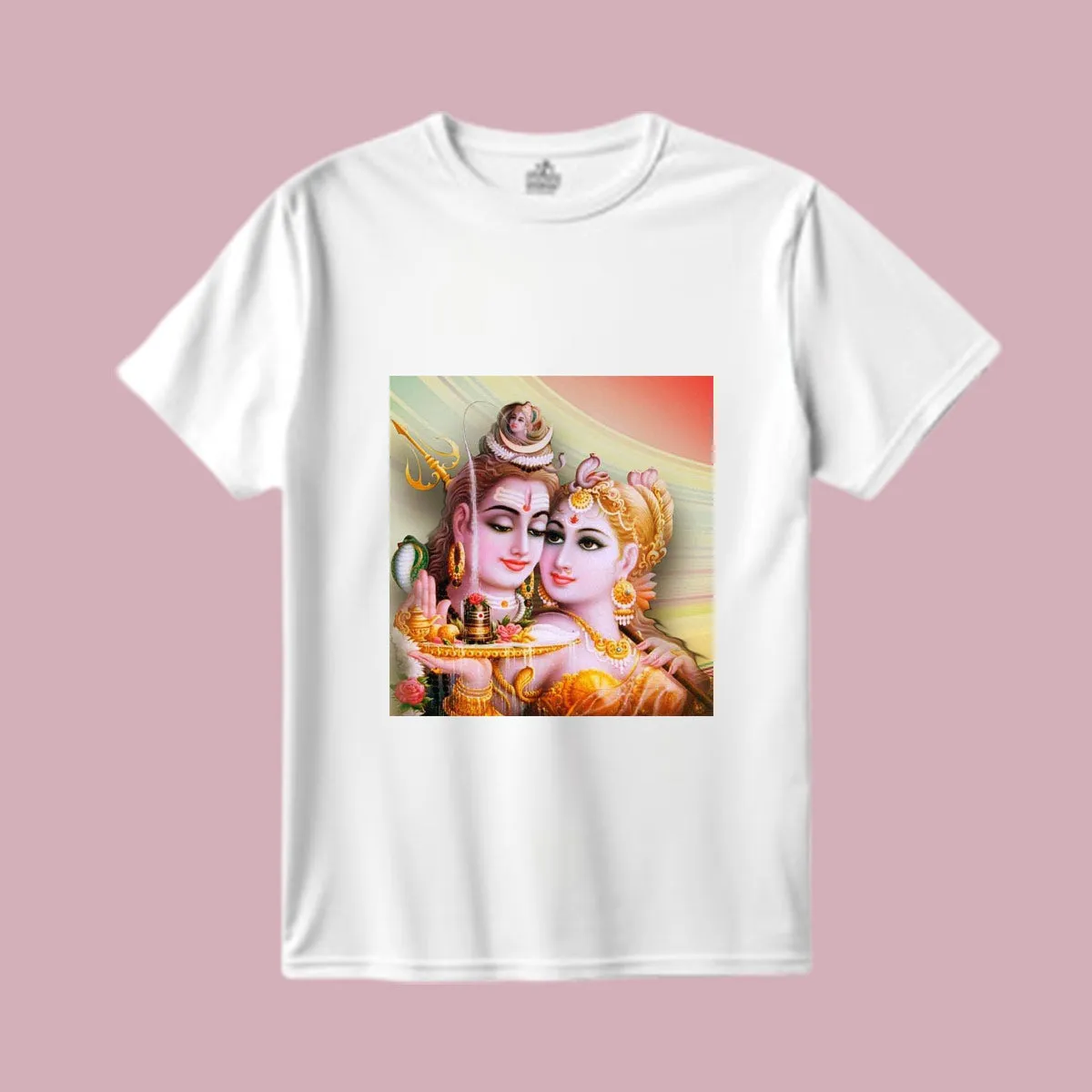 Har Har Mahadev Printed WhiteT-Shirt