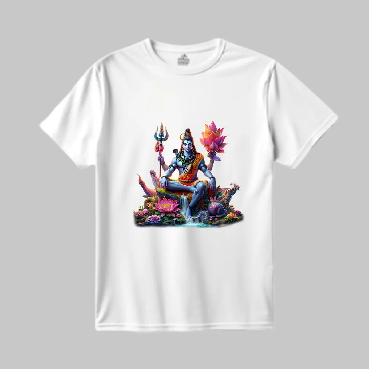 Har Har Mahadev Printed WhiteT-Shirt