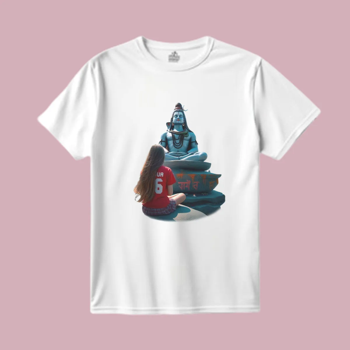 Har Har Mahadev Printed WhiteT-Shirt