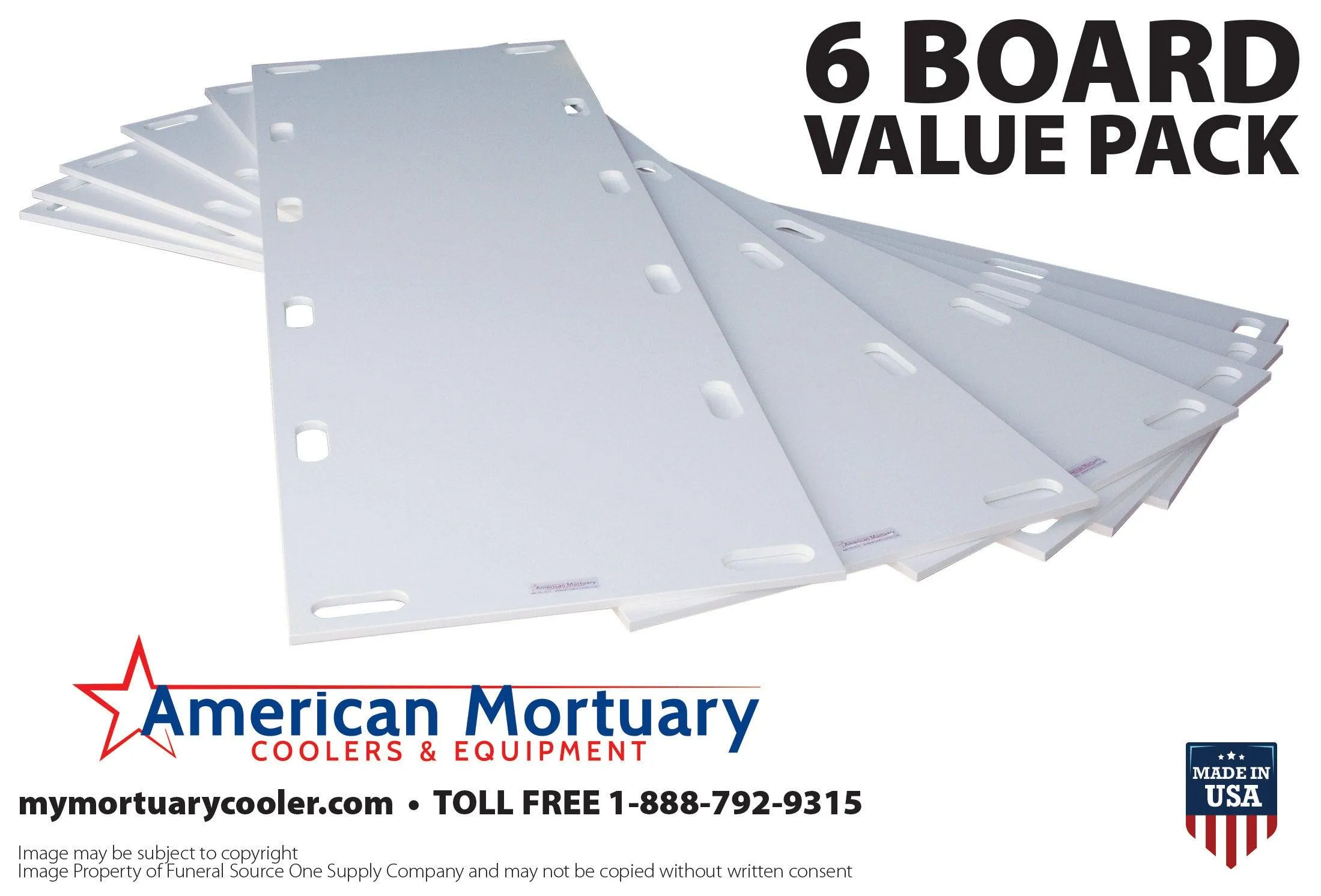 HD Mortuary Plastic Storage Board