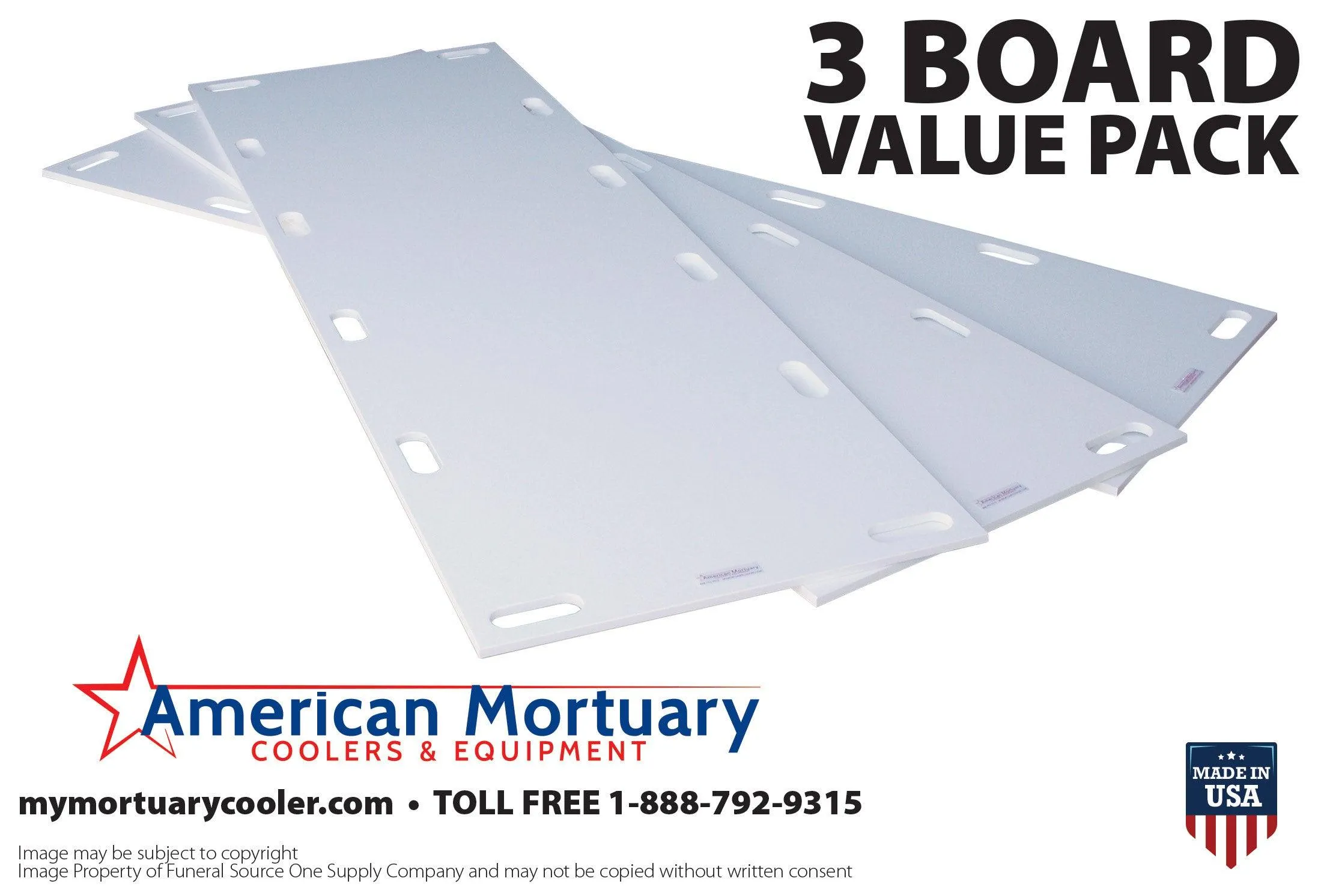 HD Mortuary Plastic Storage Board