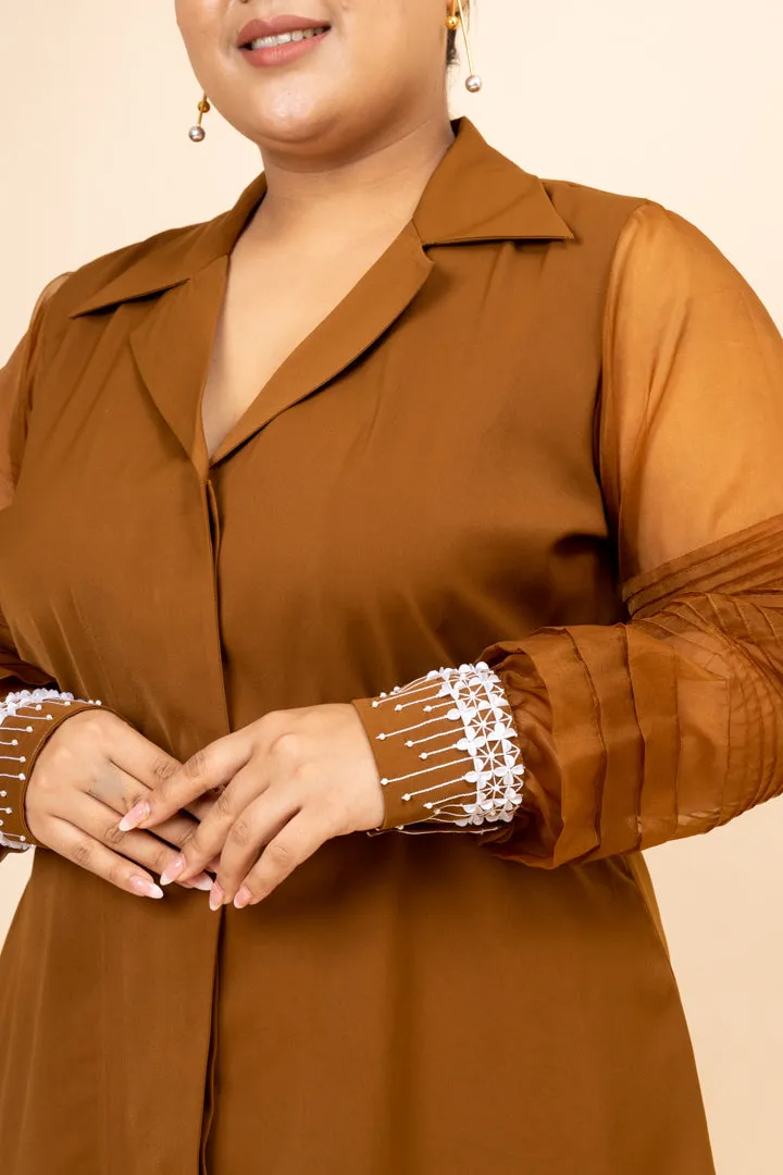 Heer Brown Co-ord Set