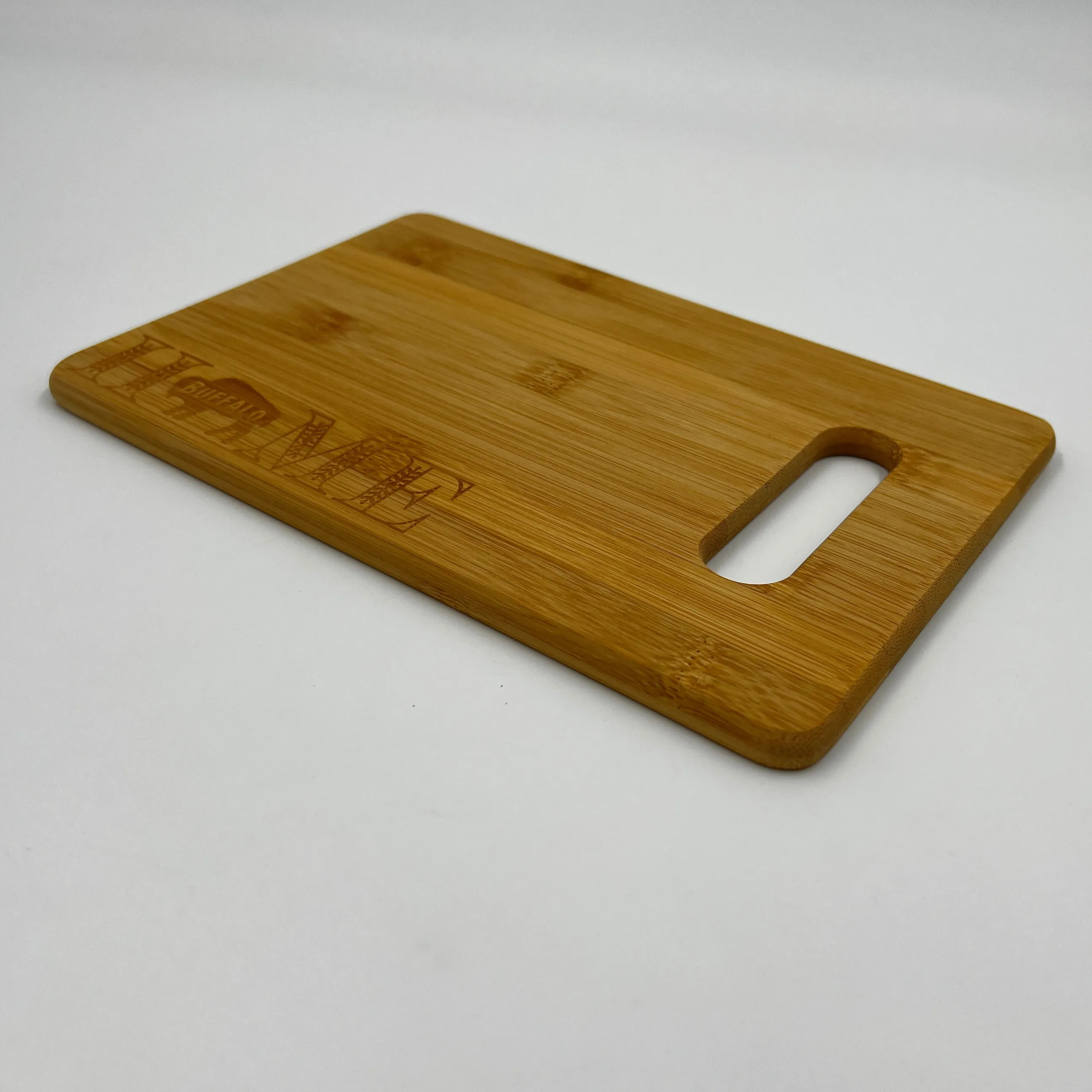 Home With Buffalo Small Bamboo Cutting Board