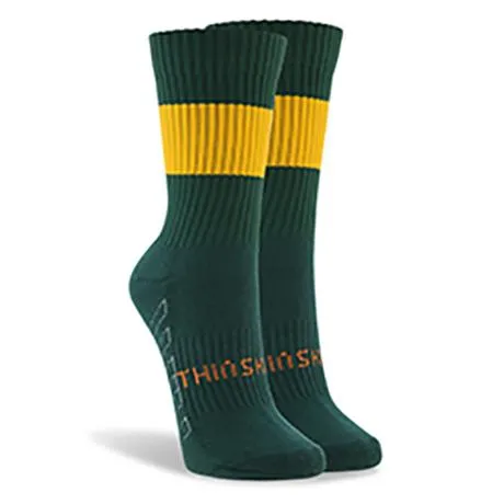 Hooped/Striped Short ThinSkins Socks - 6 Pack