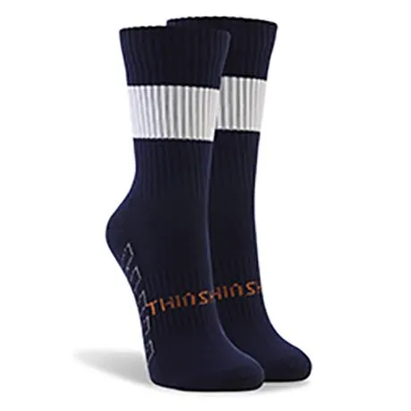 Hooped/Striped Short ThinSkins Socks - 6 Pack