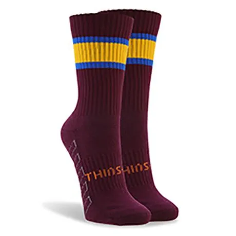 Hooped/Striped Short ThinSkins Socks - 6 Pack